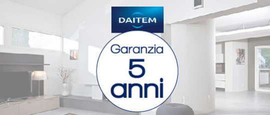 Daitem - Garanzia 5 anni